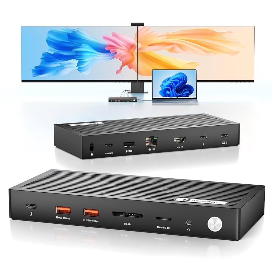 PC周辺機器 Thundebolt4/USB4x4Port miniDock/Hub Amazon.com: Minisopuru Thunderbolt 4 Dock - Thunderbolt 4
